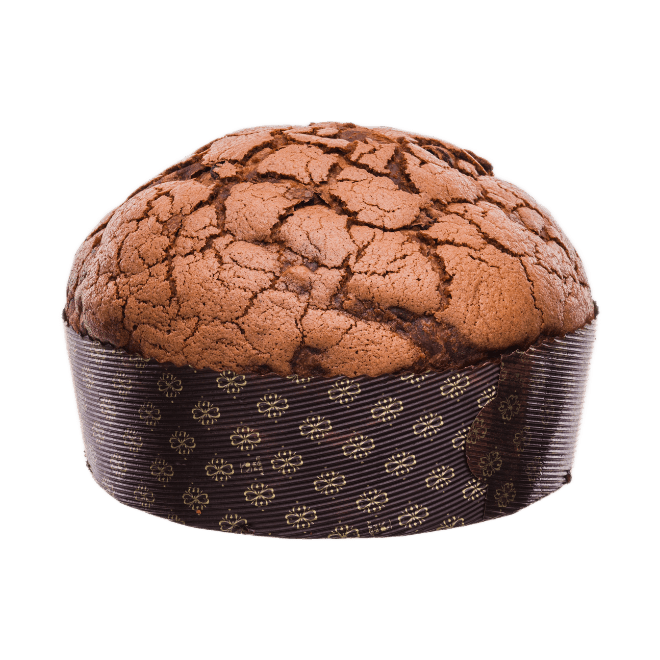Panettone cacao e cioccolato fondente