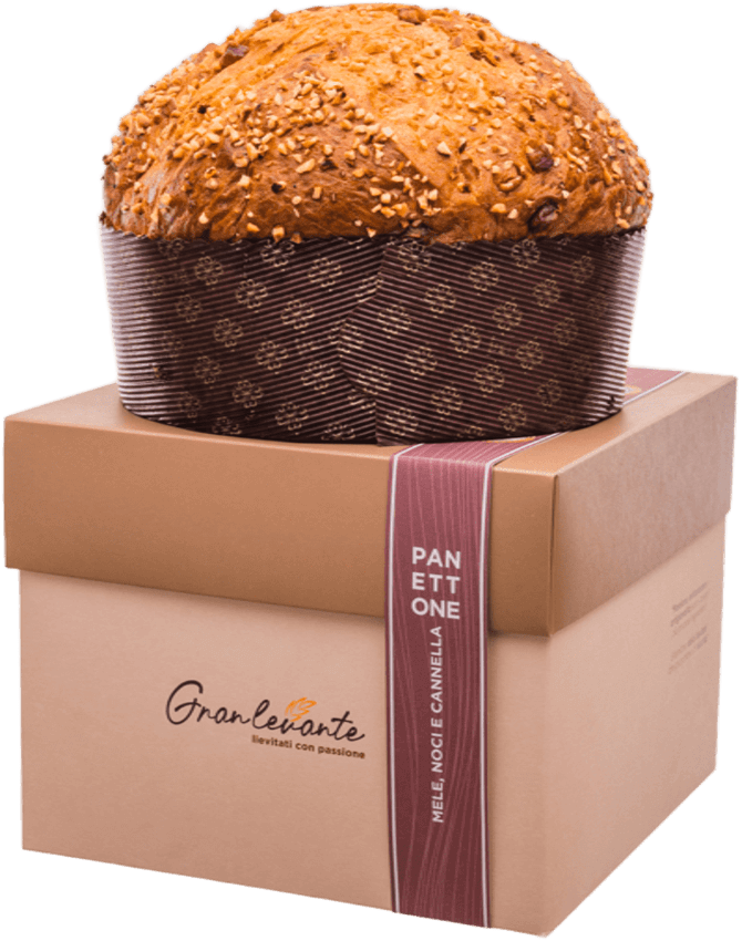 Panettone mele, noci e cannella