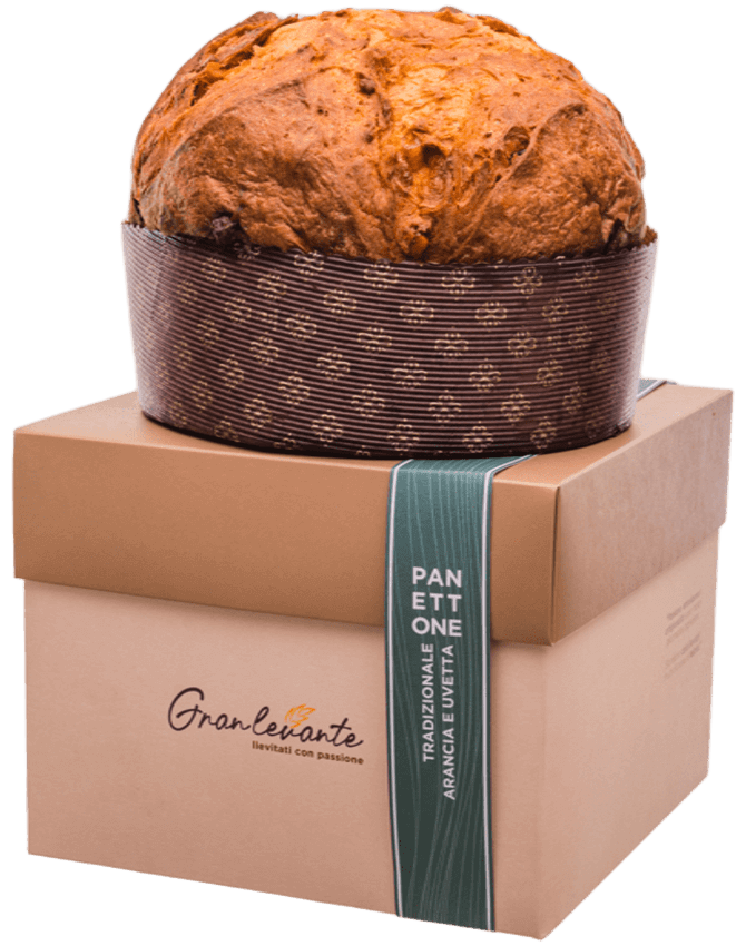 Panettone tradizionale arancia e uvetta